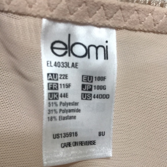 Elomi Cate Full Figure Bra Sz 44DDD - Picture 3 of 9